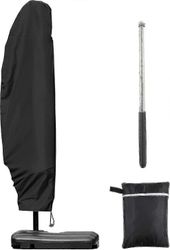 Päivänvarjon kansi 3m 4m vetoketjulla 1,4m pitkä ja teleskooppitanko 280x30/80/45cm.