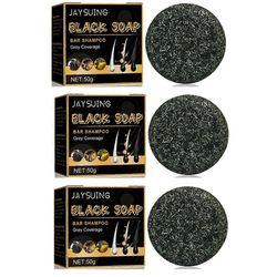 3kpl Spartan Grey Hair Reverse Bar Mane Grey Reverse Bar, Hair Darken Bar Soap ravitsee