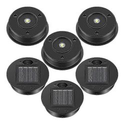 6 kpl aurinkovalojen vaihto Top 7 cm lyhtyosat led aurinkopaneeli lyhty kannen valot ulos kuten kuvassa näkyy