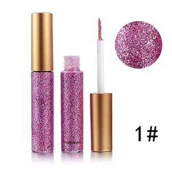 (køb 2 Få 1 gratis) Handaiyan Professional Glitter Kosmetik Vandtæt Glitter Pigment Sølv Guld Metallic Liquid Glitter Makeup Eyeliner Øjenskygge 1