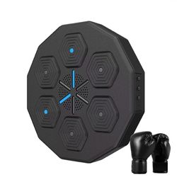 Musikk Boxing Machine Hjem Wall Mount Elektronisk Smart Focus Agility Training Digital Boxing Wall Target stanseputer og hansker Kun 1 håndkle