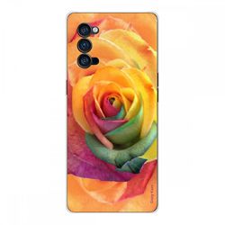 Crazy Kase Shell Til Oppo Reno4 Pro 5g Blød Silikone 1 Mm, Pink Flower Farvet