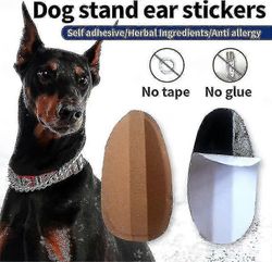 Koiran korvateline Kiinteä tuki korjaus Pystyssä oleva pidikelaastari Dobermanin pinserille Sheltie Corgi 10 x 5 cm