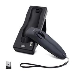 Bluetooth-langaton viivakoodinlukija kädessä pidettävä USB-viivakoodinlukija, jossa latausalusta Vibr: llä