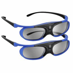 Aktive Shutter 3d-briller Dlp-link Usb Blå Kompatibel Benq W1070 W700 Dell Dlp-projektorer 2pcs