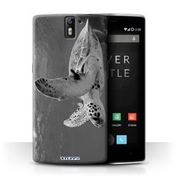 STUFF4 Sagen/betræk til OnePlus One/skildpadde/Mono Zoo dyr