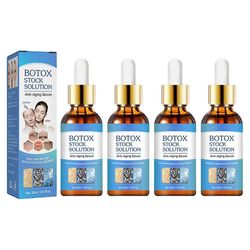 4x 30ml botulinum rynkefjerner øyeblikkelig anti-aging ansiktsserum retinol hudstramming