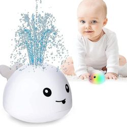 Mikasa Induktion Vand Jet Whale Baby Vand Legetøj Badekar Badekar Legetøj med lys og musik Hvid