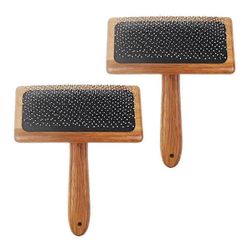 2 kpl villan karstaustyökaluja, villan karstauskampoja, käsintehtyjä villan karstaustyökaluja, bambusta valmistettuja ilmatyynyturkismattoja Kuten