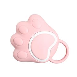 Skrubbe Elastisk Baby Shower Brush Husholdningsartikler Cat Paw Form Soft Body Bath Brush Badeværelse Tilbehør Pink