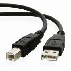 Hellfire Trading USB-datakabel til HP Misundelse 100 410b All-In-One-printer Sort