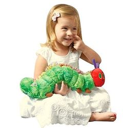 Handuo Verden af Eric Carle, den meget sultne Caterpillar Udstoppet Animal Plys - 15 inches grøn