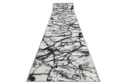 RugsX Løber BCF MORAD Marmur Marmorgrå 60 cm grå 60x230 cm