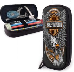 Kerota BDE0756 Harley Davidson penaali pojille, lasten koulun paperitavarat, mallit soikeat tynnyrikynäkotelot, lahjat pelaajille, pojat, tytöt, te...
