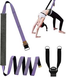 Yoga Stretching Strap Back Bend Assist træner med dør anker lilla