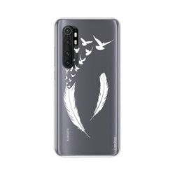 Crazy Kase Hull For Xiaomi Mi Bemærk 10 Lite Souple Fjer og Flight Fugle
