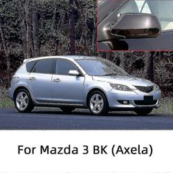 Mazda 3 Axela Bk 2003 2004 2005 2006 2007 2008 2009 auton taustapeilin kansi kuorikotelo siipi sivupeilin korkki värillä Silver LH