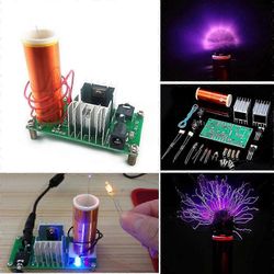 Diy mini tesla kela moduuli kokoamaton 15w dc 15-24v 2a plasma kaiutin elektroninen sarja