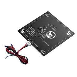 Alumiininen lämmitetty sänky 12 V:n lämmitetty sänky 220 * 220 * 3 mm vaijerilla varustettu lämmitetty alusta Anet A8 A6 3D Pr:lle
