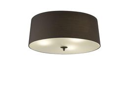 Inspired Lighting Inspireret Mantra - Lua AG - Loft 3 Light E27, Ash Grey med Ash Grey Shade