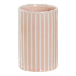 Dkd Home Decor Tannbørsteholder DKD Hjemmeinnredning Rosa plast steintøy 7,2 x 7,2 x 11,5 cm