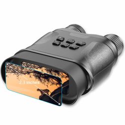 Suren Night Vision Kikkert, Nat Vision Telescope Kamera Vandtæt Zoom Device-sort