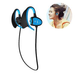 Siniset uimakuulokkeet langattomat Bluetooth 5.0 -kuulokkeet Ipx8 vedenpitävät nappikuulokkeet Urheilukuulokkeet sininen