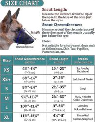 Koiran kuono säädettävillä hihnoilla, pehmeä verkkopäällysteinen kuono pienille keskisuurille koirille Musta L