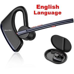 Uudet Bee M50 Bluetooth-kuulokkeet 24 tunnin puheaika 5.2 langattomat kuulokkeet, joissa on kaksoismikrofoni CVC8.0 handsfree-kuulokkeet M50-EN-sin...