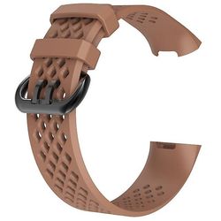 AIR Udskiftning Blød silikonerem til Fitbit Charge 3 (5.1-7.1inch)