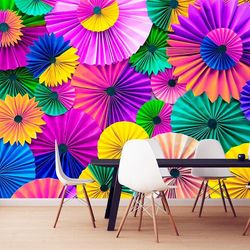 IlyDecor Carta da parati geometrica - Papir Kalejdoskop 150x105