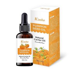 unbrand Kurpitsansiemenöljy hiusten kasvuun ja ihonhoitoon, 100 % puhdasta luonnollista luomu kylmäpuristettua kurpitsansiemenöljyä kuiville vaurio...