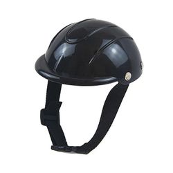 Pentukypärät Koiran kypärät Säädettävät lemmikkikypärät Koiran hattu Koiran hattu Moottoripyörä Koiran kypärät Turvakypärät Musta S