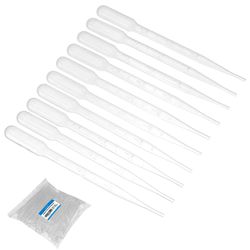 Almi 100 stk plast overføring pipetter dropper, 3ml klar disponibel uteksaminert pasteur pipette