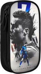 Kerota Ronaldo 7 suuren kapasiteetin kynäkotelo Office Collegeen Suuri säilytystila Suuren kapasiteetin pussipussipidike Laatikko meikkipussi aiku...