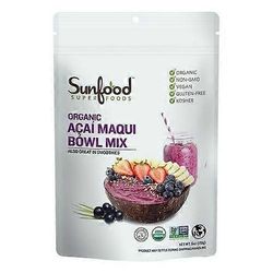 Sunfood Superfoods Organic Acai Maqui Bowl Mix, 6 oz (1 kpl pakkaus)