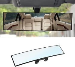 Gangxun Bil bakspejle, Interiør Clip-on Panorama Bakspejl til bil, Wide Viewing Range, 12 Tommer Hd Universal Brug for biler, Suv'er, Lastbiler, Ve...