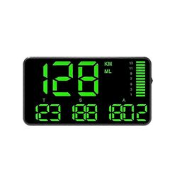 C90 Head-up Display Korkeusmittari GPS-nopeusmittari Autotarvikkeet f26 Musta