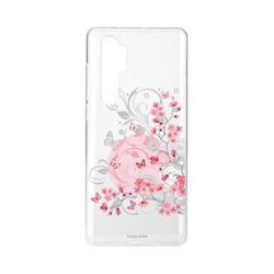 Crazy Kase Hull For Xiaomi Mi Note 10 Lite blød blomst og sommerfugl