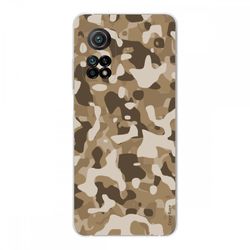 Crazy Kase Hull For Xiaomi Mi 10t I Silikone Soft 1 Mm, Desert Military Camouflage
