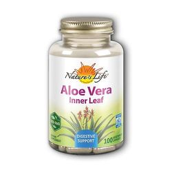 Nature's Life Luonnon elämä Aloe Vera Sisälehti, 100 Korkkia (pakkaus 1)