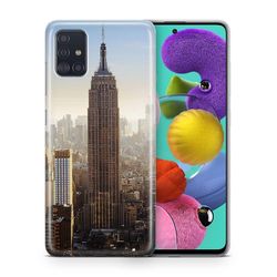 König Taske Mobiltelefonbeskytter til Huawei P40 Pro Case Cover Taske Kofanger Cases TPU Motiv Empire State Building