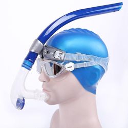 Ammattimainen snorkkeli säädettävällä kulmakiinnikkeellä silikonisukellushengitysputki aloittelijoille meriallassukellukselle Musta