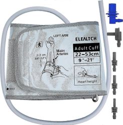 Omron 9u201d-21u201d tuumaa (22-53 cm) erittäin suuri mansetti - harmaa, verenpaineen korvike isolle aikuisen käsivarrelle