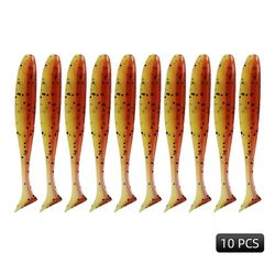 Wobblers Karpe Fiskeri Soft Lokker Silikone Kunstig Plast Easy Shiner Lokkemad Type 15 75mm 10pcs
