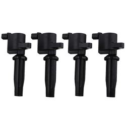 4 kpl sytytyspuolaa C30 S40 S80 V50 Focus 2 1.8L 2.0L Galaxy 2006-2015 Mondeo Transit 2.3L 4M5G12A366BC Musta