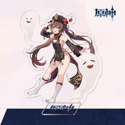To-dimensionelle Yuanshen Spil Thunder General Gan Yu Walnut Akryl Beslag Style 27