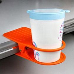 Linkrunning Pcs Skrivebord Fast Kopholder Skrivebord Opbevaring Klip Skrivebord Kop Klip Drikke Kaffeholder Bord Side Underkopper Som vist As shown
