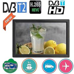 D14 14 tommers HD-bærbar mini-TV innebygd Dvb-T2 digital tuner kompatibel med DVB T2/h265/hevc/dolby