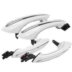 4x valkoinen ulompi ulkopuolen mukavuus ovenkahva asetettu- 5 6 7-sarja F07 F10 F11 F06 F12